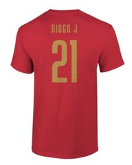 Portugal Soccer #21 Diogo Jota Football Fans Adult and Youth T-Shirt
