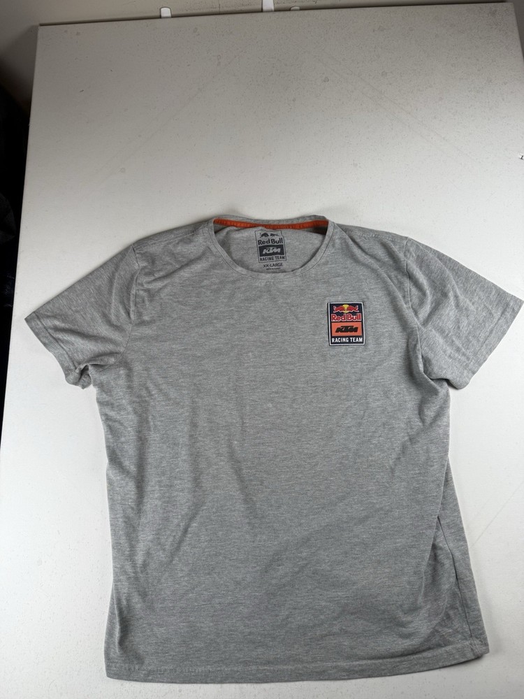 NWOT Red Bull KTM Racing Team Graphic T Shirt Men’s Gray Short Sleeve XXL