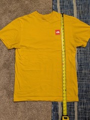 Vintage The North Face Yellow Aurora Borealis Shirt Medium