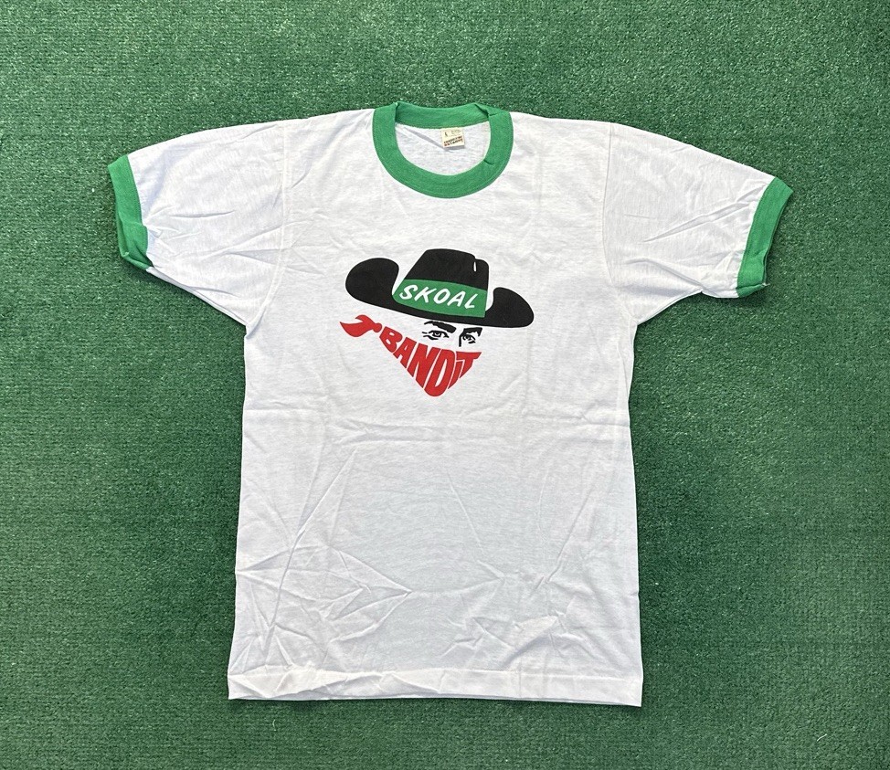 Vintage 80s Screen Stars Skoal Bandit Ringer T Shirt Tee 1980s Mens Size L NWOT