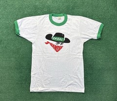 Vintage 80s Screen Stars Skoal Bandit Ringer T Shirt Tee 1980s Mens Size L NWOT
