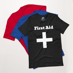 First Aid – Airlume combed and ring-spun cotton t-shirt
