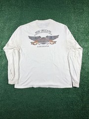 2007 Harley-Davidson New Orleans Louisiana Long Sleeve Pocket with Flame Sleeve