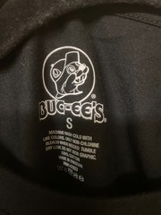 Buc-ees Main Logo Black T Shirt NWT Size Small
