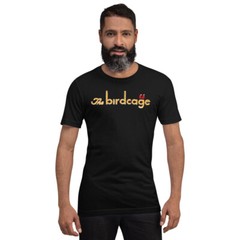 THE BIRDCAGE Robin Williams Movie Black Tee Short-Sleeve Unisex T-Shirt