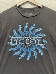 Tool Band T Shirt Mens Medium Black Graphic Spiral Logo Los Angeles California