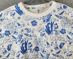 MODE OF ONE Relaxed-Fit Jersey Graphic T-Shirt Men’s XXL Combo A Neo Natural