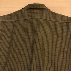 JOHN GLUCKOW WAREHOUSE The Madison Shirt JG17 Size 36 One Wash Dobby Check Men