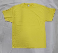Lot of 64 Port & Company Yellow T-shirts 45 Adult & 19 Youth Shirts, Sizes S-XL