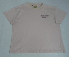 Gallery Dept T Shirt Mens Large Souvenir Tee Cream Beige Double Sided Hollywood