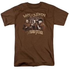 The Three Stooges Why I Oughta Licensed Adult T-Shirt