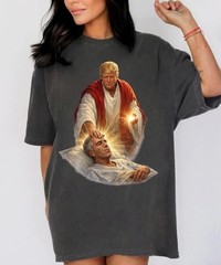 Trump Healing Epstein Satirical Political Shirt Funny Meme Tee