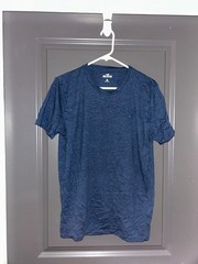 Hollister Men’s Solid Navy Blue Icon T-Shirt Size Medium M
