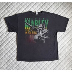 VTG Y2K Bob Marley and the Wailers Tour Tee Zion Sz XL Grunge Classic Jamaica