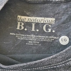 Notorious BIG Men’s L T-Shirt Brooklyn Mint Streetwear Hip Hop Rap Acid Wash 101