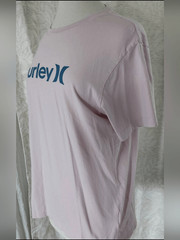 E21 Hurley Light Pink T-shirt with Navy Logo