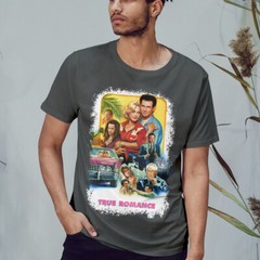 True Romance (1993) Movie Poster Inspired T-Shirt Retro 90s Tee Unisex