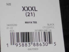 Maya Angelou Silhouette Tee-Shirt “Trying To Be Normal” Size 3XL Or 21 NWT