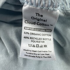 Soft Serve Supima Cotton Shirt Mens XL Blue Long Sleeve Organic Cloud USA Made