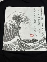 Black “Cheater Five” T-Shirt