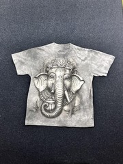 The Mountain Shirt Mens Large Elephant Ganesh Graphic Art Hindu Yoga Tee T-Shirt