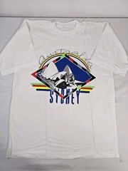 Vtg White Sydney Australia Single Stitch Vacation Oversize T Shirt Large Nwot