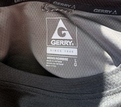 Gerry Men’s Black Hex Shirt Size L Short Sleeve