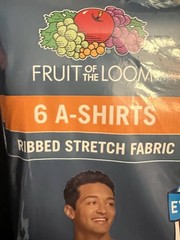 Fruit Of The Loom 6 Pack Of A-Shirt Tanks – Large
