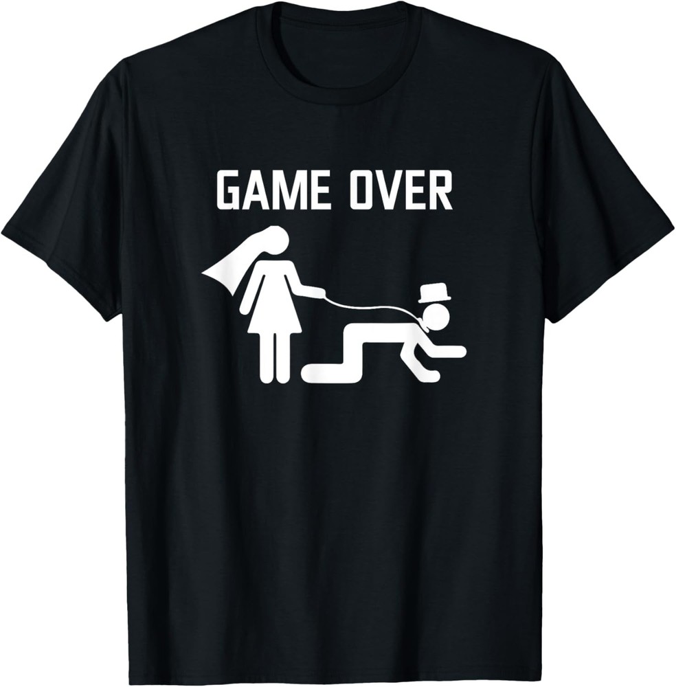 Funny Bride Groom Wedding Bachelor Bachelorette Party T-Shirt