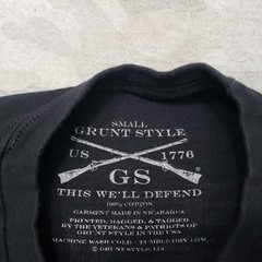 Grunt Style Shirt Mens XL Black Short Sleeve George Washington
