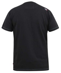 D555 Men’s Quality Fashion Short Sleeve T-shirt with Round Neck for Big Men