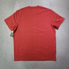 Eddie Bauer T Shirt Mens Large Red Legend Wash Crew Neck Pocket Casual NWT
