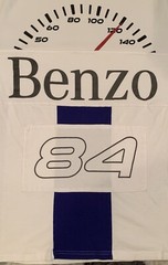Rare Hudson mercedes benz 1984 Benzo Reflective Shirt Sz Xl