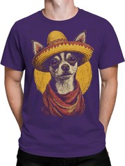 Sombrero Chihuahua Dog T-Shirt | Unisex