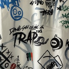 Fresh Prints of Bel-Air Grind Monster Graffiti AOP T-Shirt XL Drill Clothing