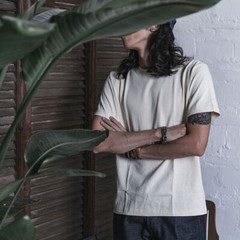10PC NON STOCK 9oz 100% Cotton Tubular T-Shirts Mens Loose Tee Shirt Solid Color