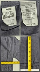 New 3 Pack Pro Club Men’s Lightweight Longline Scoop Hem T-Shirts, S,L, XL, Gray