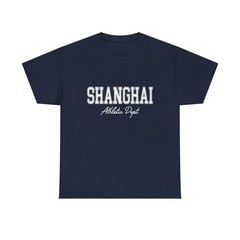 Shanghai China Retro Souvenir Classic Y2k Aesthetic, Athletic Dept Tee
