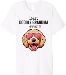 Golden Doodle Dog Goldendoodle, Grandma Premium T-Shirt