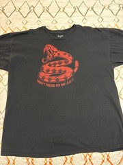 5.11 Tactical Don’t Tread On Me Shirt Mens 2XL Black Gadsden Snake Graphic Tee