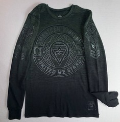 American Fighter Coalmont Waffleknit Med Military Green/Blk Foil Graphics