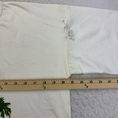 Vintage Tanger Morocco Shirt Mens XL White Camels Short Sleeve Distressed