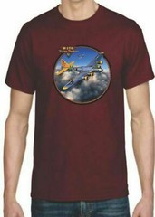 Adult DryBlend® T-Shirt – (B-17 SUPERFORTRESS BOMBER – WWII AIRPLANE/ PLANE)