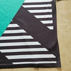 Original Crackage T Shirt Geometric Streetwear Green Black White Size Large L