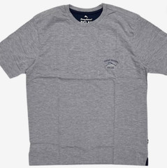 $48 TOMMY BAHAMA Embroidered Logo GREY Relaxed Fit Short Sleeve Pocket T-shirt