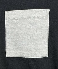 Carbon Longer Length Gray Black Color-block Shirt Mens Size Large