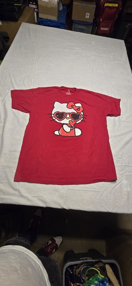 Hello Kitty Red graphic t-shirt By Ripple Junction Size XL