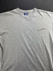 Tommy Bahama Mens Size Medium Gray Graphic T Shirt Island Christmas Naughty Nice