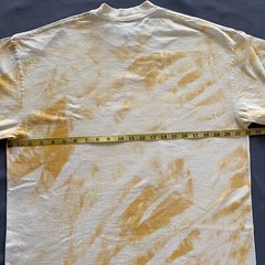 Stillz T Shirt Mens Large Yellow Acid Wash Bleach “Banana” Cartoon Street