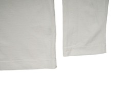 Kired Kiton $325 NWT White Supima Crepe Cotton Long Sleeve T-Shirt M (50 IT)